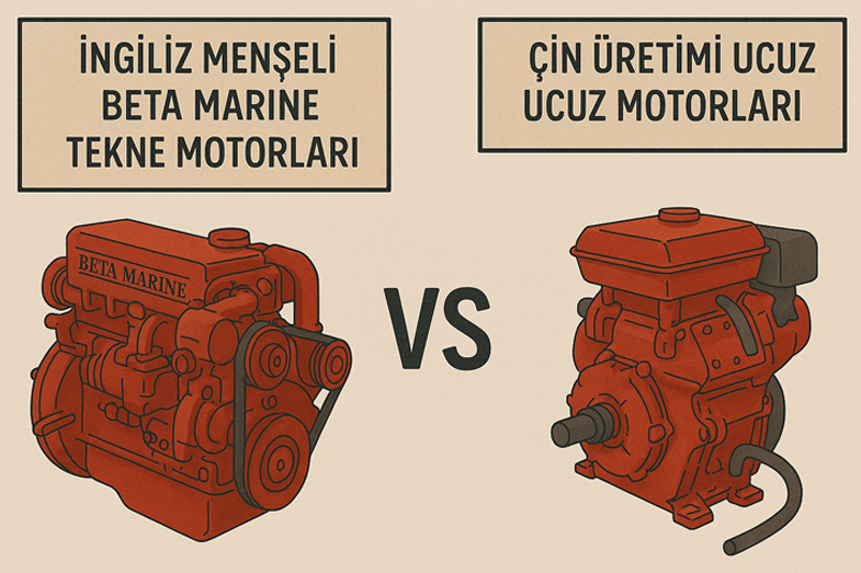 İngiliz Menşeli Beta Marine Tekne Motorları ile Çin Üretimi Ucuz Tekne Motorları Karşılaştırması